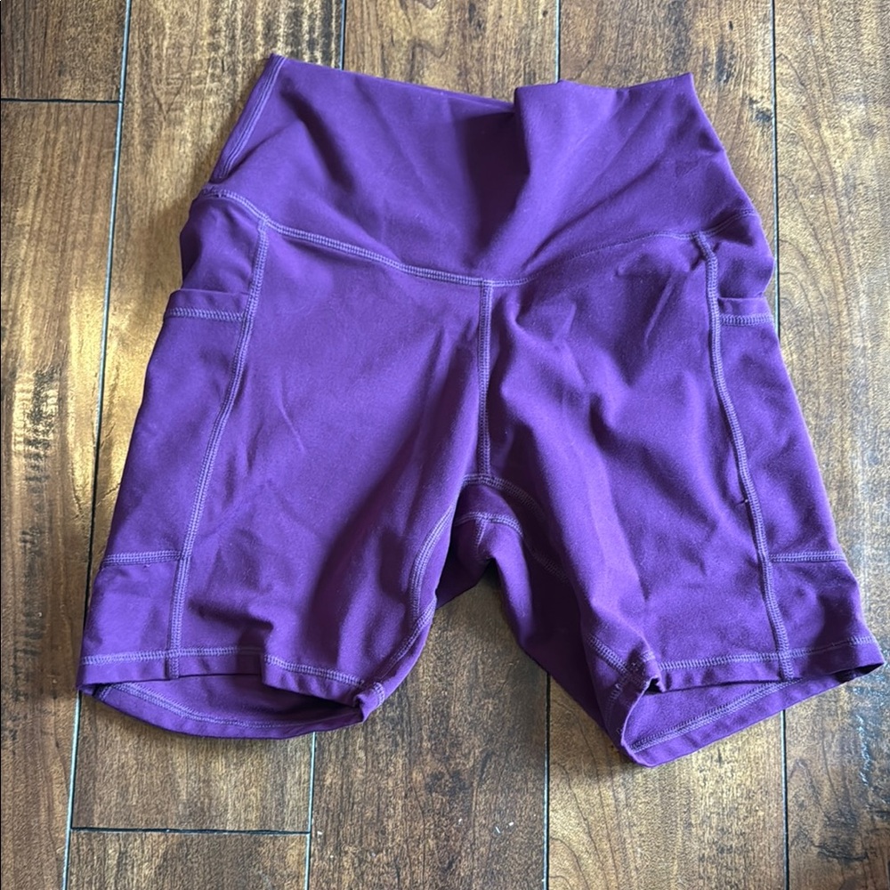 Bike Shorts with High Waist and Compression Fit